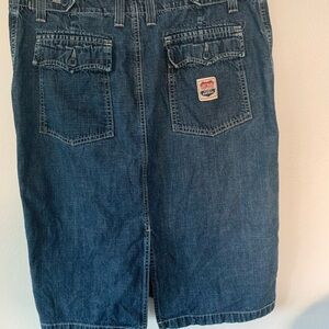 VTG Lucky Brand Gene Montesano jean skirt
